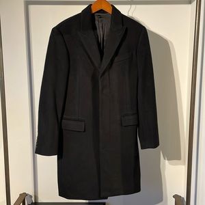 J. Crew Ludlow Black Topcoat